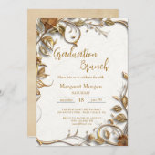 ゴールドリーフス・ブライダル・ブランチ 招待状 (正面/裏面)