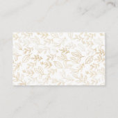 ゴールドリーフパターン キスの数当てゲーム エンクロージャーカード (裏面)