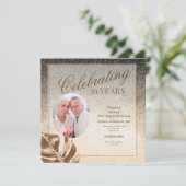 ゴールドリーフフォト 招待状 (スタンド正面)