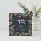 ゴールドリーフフレームスクエア招待状 招待状 (スタンド正面)