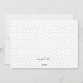 ゴールドリーフボーダーの写真ホリデーカード シーズンカード (裏面)