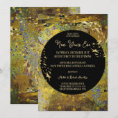 ゴールドリーフ新年の招待状 招待状 (正面/裏面)