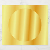 ゴールドルックブランクテンプレート グラマラス カスタム エレガント ビールラベル (シングルラベル)