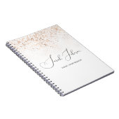 ゴールドレイン パーソナライズド プロフェッショナル ノートブック (右側)