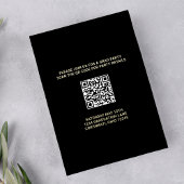 ゴールドレトロタイポグラフィー卒業パーティー 招待状