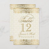 ゴールドレース ベージュ背景 (正面/裏面)