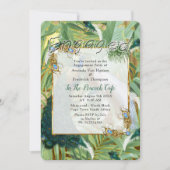 ゴールドロイヤルペアカの羽根 招待状 (正面)