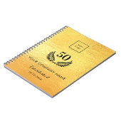 ゴールドロゴのサービス年数 ノートブック (左側)