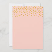 ゴールドローズの結婚式おめでとうございます - Save the Date 招待状 (裏面)