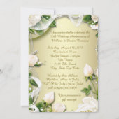 ゴールドローズフォト50周年結婚記念日パーティー 招待状 (裏面)