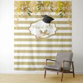 ゴールドローズ卒業写真用背景タペストリー タペストリー (インサイチュ)