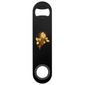 ゴールドローズ（金色のバラ） スピード栓抜き (裏面)