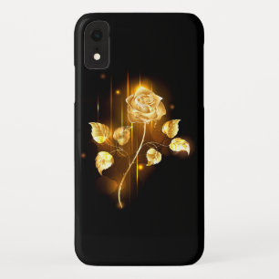 ゴールドローズ(金色のバラ) iPhone XRケース