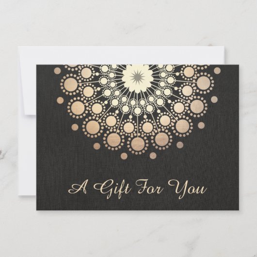 ゴールドロータスサロン＆スパ ギフト券 (正面)