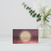 ゴールドロータスヨガインストラクター ボケ 名刺 (スタンド正面)