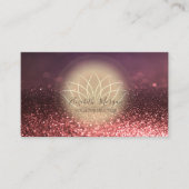 ゴールドロータスヨガインストラクター ボケ 名刺 (正面)