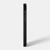 ゴールド多角形タツノオトシゴ iPhoneケース (左側面)