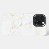 ゴールド大理石模様テクスチャー iPhoneケース (裏面横)
