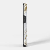 ゴールド大理石 iPhoneケース (右側面)