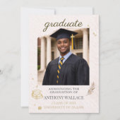 ゴールド奨学生の肖像招待状 招待状 (正面)