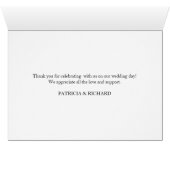 ゴールド幾何学模様フラワーリースグリーンThank You (内部横(下))
