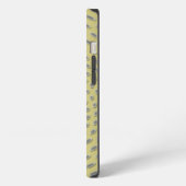 ゴールド抽象デザイン iPhoneケース (左側面)