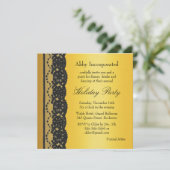 ゴールド法人ホリデーパーティー招待状 招待状 (スタンド正面)