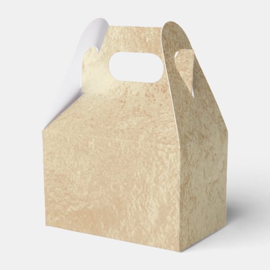 ゴールド箔のパッケージング フェイバーボックス (裏面サイド)