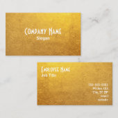 ゴールド箔の写真 名刺 (正面/裏面)