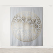 ゴールド箔 ソーラーマンダラ ウォールタペストリー オーダーメイドカラー (正面)