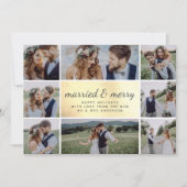 ゴールド結婚したフォイルメリー結婚ズ シーズンカード (正面)