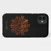ゴールド装飾のカスタム署名 Case-Mate iPhoneケース (裏面(横))