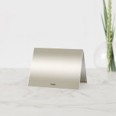 ゴールド装飾の感謝カード サンキューカード (裏面)