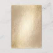 ゴールド長方形ダブルハピネス中国風結婚式 エンクロージャーカード (裏面)