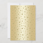 ゴールド5周年お祝い招待状 招待状 (裏面)