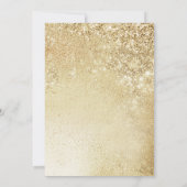 ゴールド50周年結婚記念写真 招待状 (裏面)