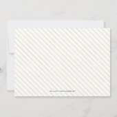 ゴールド50周年結婚記念日写真招待状 招待状 (裏面)