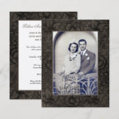 ゴールド50周年 ゴールデンアニバーサリー パーティー フォト 招待状 (正面/裏面)