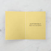  ゴールド80歳の誕生日  カード (内部)