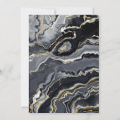 ゴールド アゲート Save the date 招待状 (裏面)