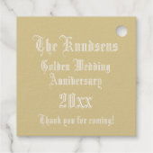 ゴールド・アニバーサリー・イルミネーテッドレターKモノグラム フェイバータグ (裏面)
