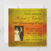 ゴールド・アニバーサリー 招待状 (裏面)