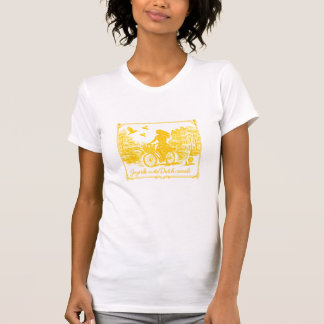 ゴールド アムステルダム アーチ橋 チャーム Tシャツ