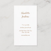 ゴールド ウィスク ベーカリー パティスリー マーブル スワール 名刺 (裏面)