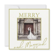 ゴールド エレガント クリスマス 結婚 2枚の写真