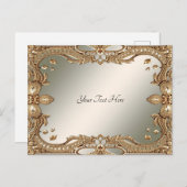 ゴールド オルネイト フレーム ポストカード (正面/裏面)