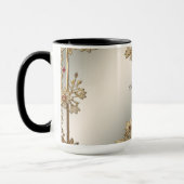 ゴールド オーナメント フラワー マグ (左)