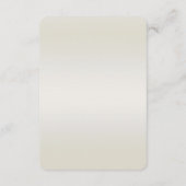 ゴールド オーナメント ホワイト パール 詳細 封入 カード (裏面)