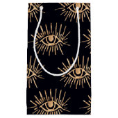 ゴールド オール・シーイング・アイ ミステリアス イルミナティ フリーメイソン スモールペーパーバッグ (正面)