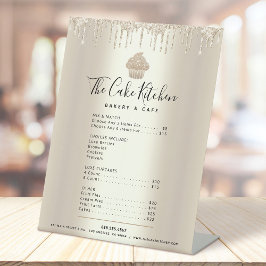 ゴールド カップケーキ ギッター ドリップス ベーカリー メニュー 価格表 台座サイン